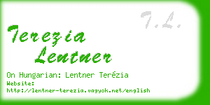 terezia lentner business card
