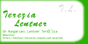 terezia lentner business card